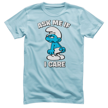 The Smurfs - Ask Me If I Care T-Shirt
