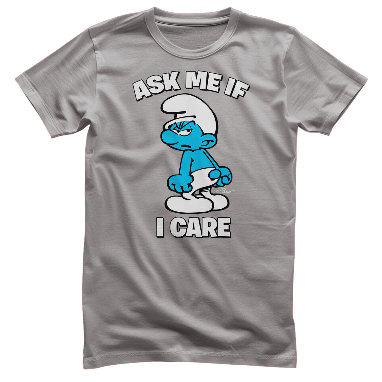 The Smurfs - Ask Me If I Care T-Shirt