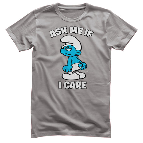 The Smurfs - Ask Me If I Care T-Shirt