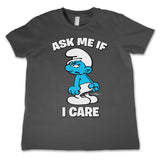 The Smurfs - Ask Me If I Care Kids Tee