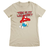 The Smurfs - This Is My Lazy Shirt Girly Tee