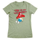 The Smurfs - This Is My Lazy Shirt Girly Tee