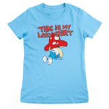 The Smurfs - This Is My Lazy Shirt Girly Tee