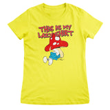 The Smurfs - This Is My Lazy Shirt Girly Tee