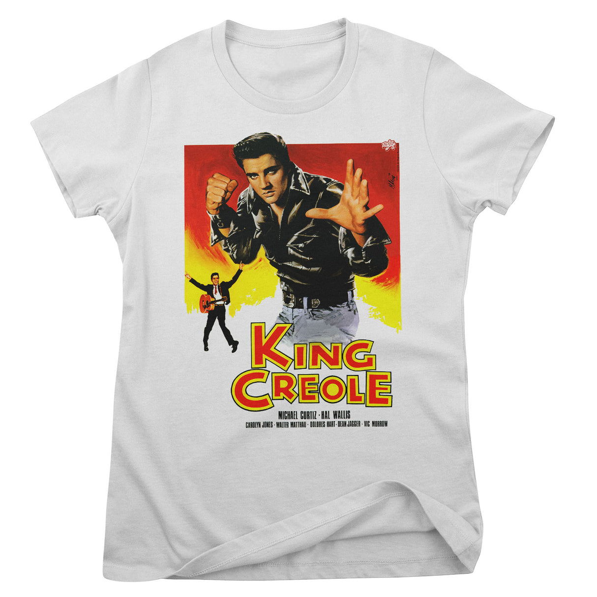 King Creole Retro Movie Poster Girly Tee