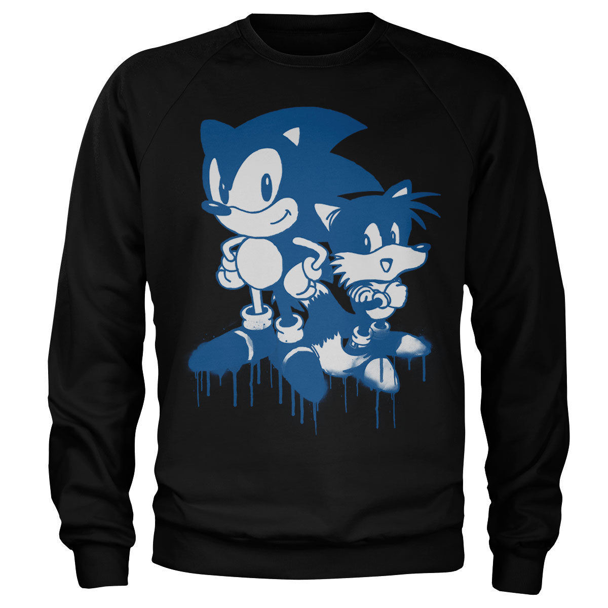 Sonic and Tails Sprayed Sweatshirt