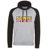 Sonic The Hedgehog Cracked Logo Baseball Hoodie