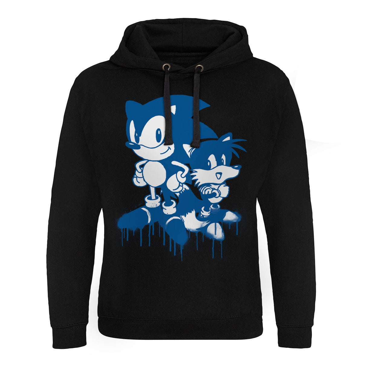 Sonic and Tails Sprayed Epic Hoodie