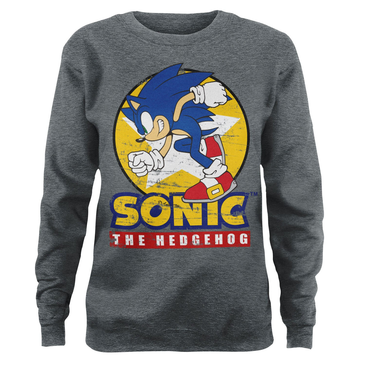 Fast Sonic - Sonic The Hedgehog Girly Sweatshirt