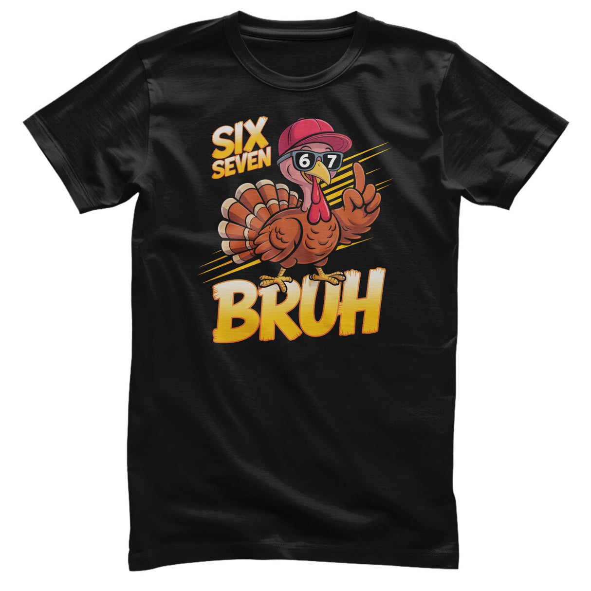 Six Seven Cool Rooster Bruh Tee
