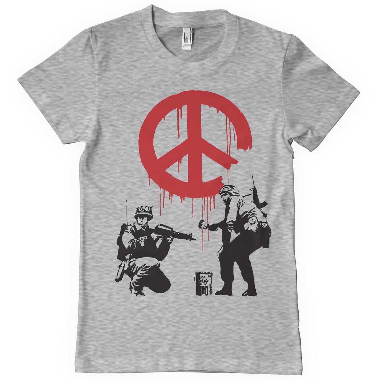 Soldiers Painting CND Sign T-Shirt