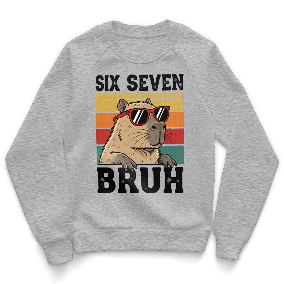 Six Seven Shades Bruh Kids Sweatshirt