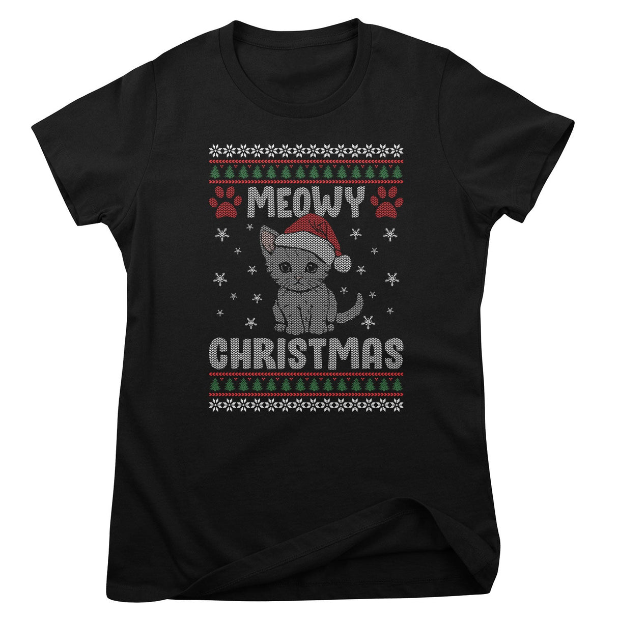 Meowy Christmas Top