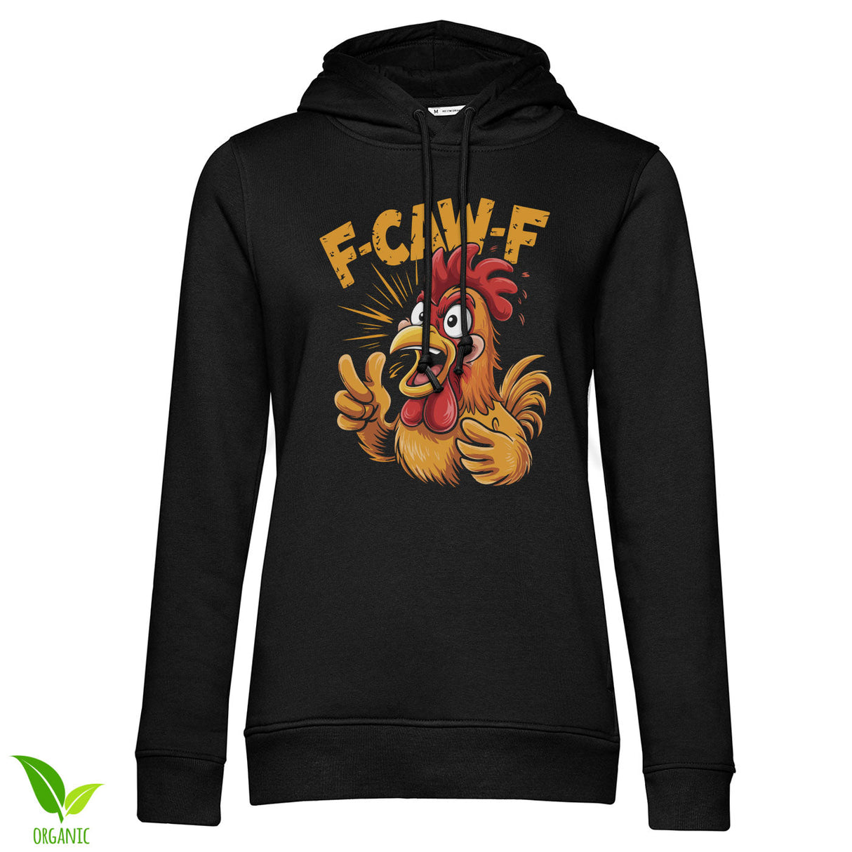 F-CAW-F - Cocky Rooster Girly Hoodie