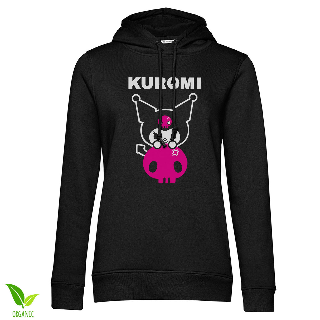 Kuromi Pink Patch Girly Hoodie