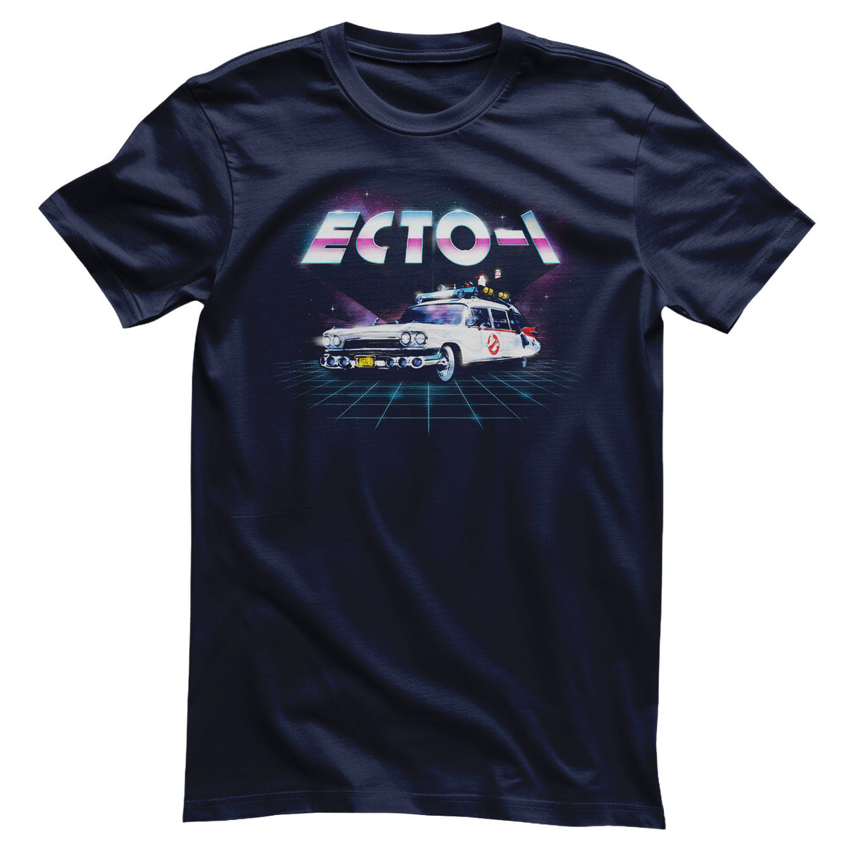 ECTO-1 80's Neon Grid T-Shirt