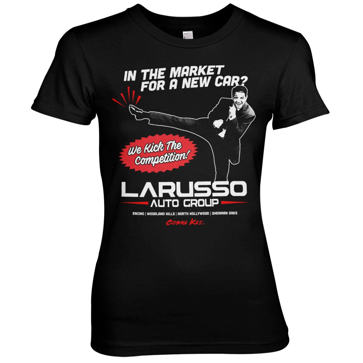 Cobra Kai - Larusso Auto Group Girly Tee