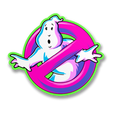 Ghostbusters Neon Logo Sticker