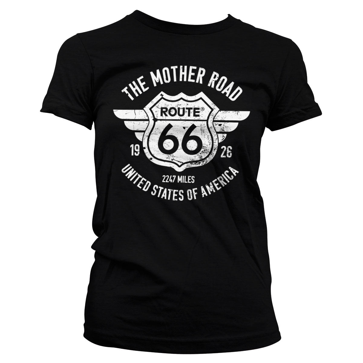 Route 66 - The Mother Road Girly Tee