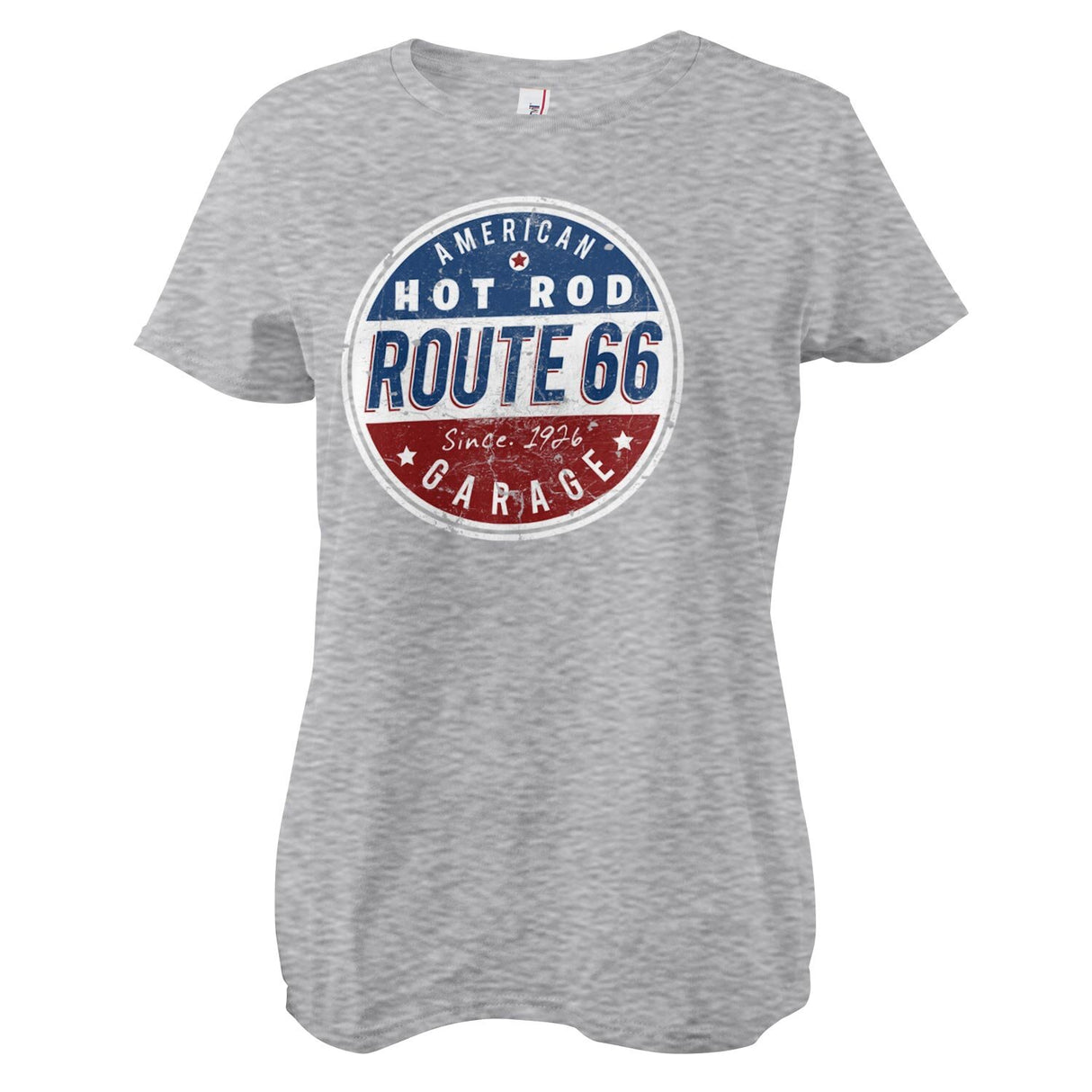 Route 66 - Hot Rod Garage Girly Tee