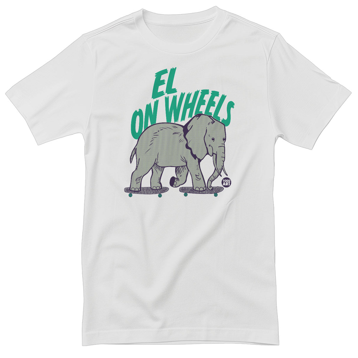 El On Wheels - ToddArt T-Shirt
