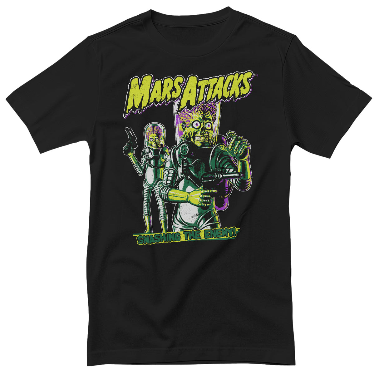 Mars Attacks - Smashing The Enemy T-Shirt