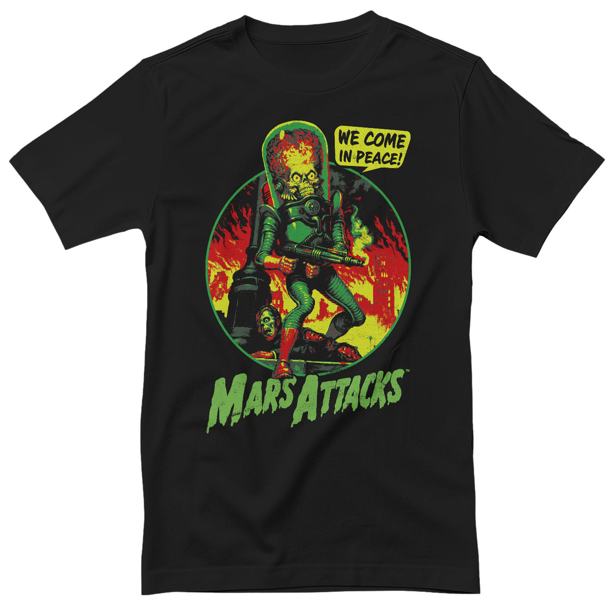 Mars Attacks - We Come In Peace T-Shirt