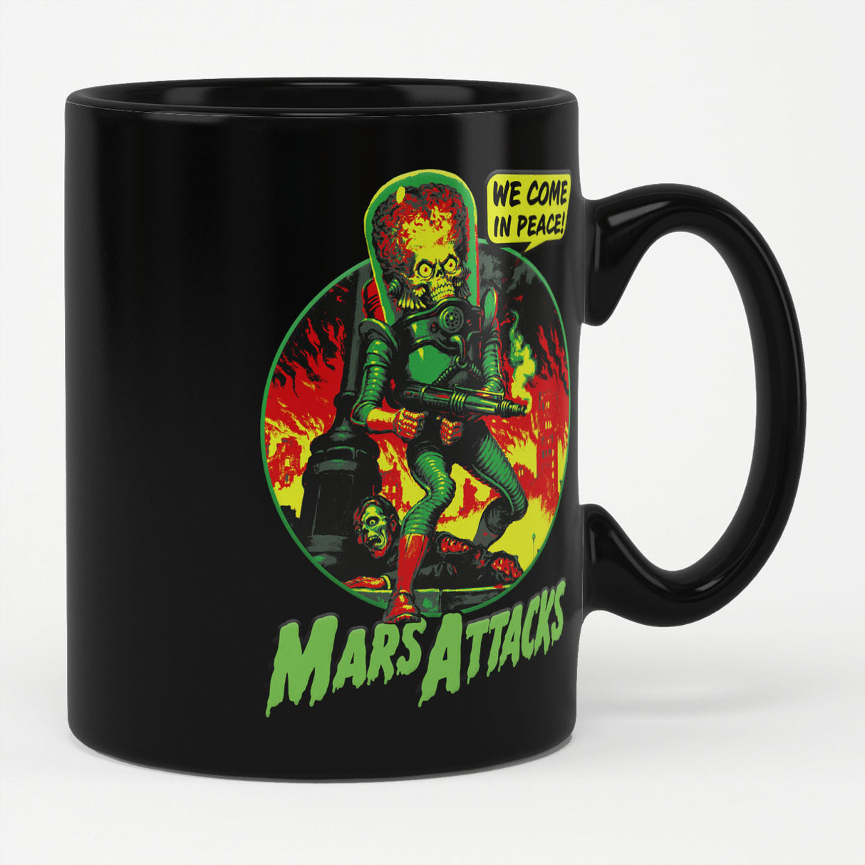 Mars Attacks - We Come In Peace Mug