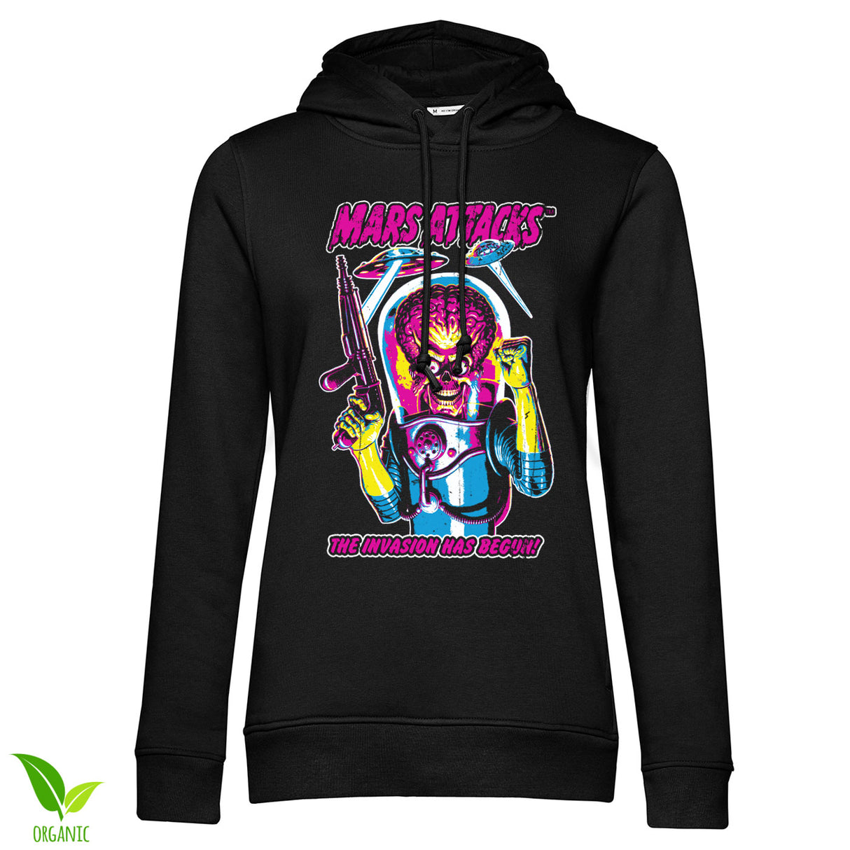 Mars Attacks - The Invasion Has Begun Girly Hoodie