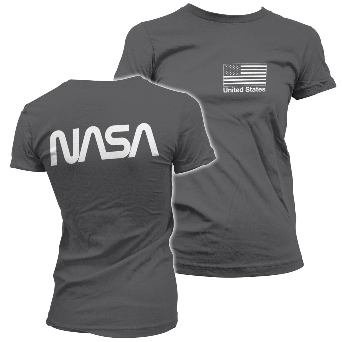 NASA Black Flag Girly Tee