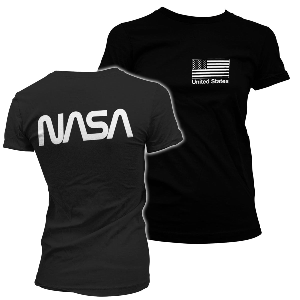 NASA Black Flag Girly Tee