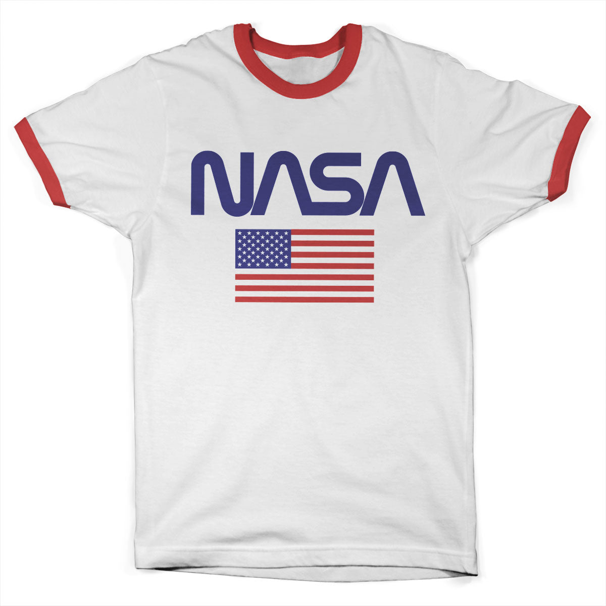 NASA - Old Glory Ringer Tee