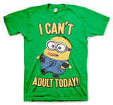 Minions - I Can't Adult Today T-Shirt