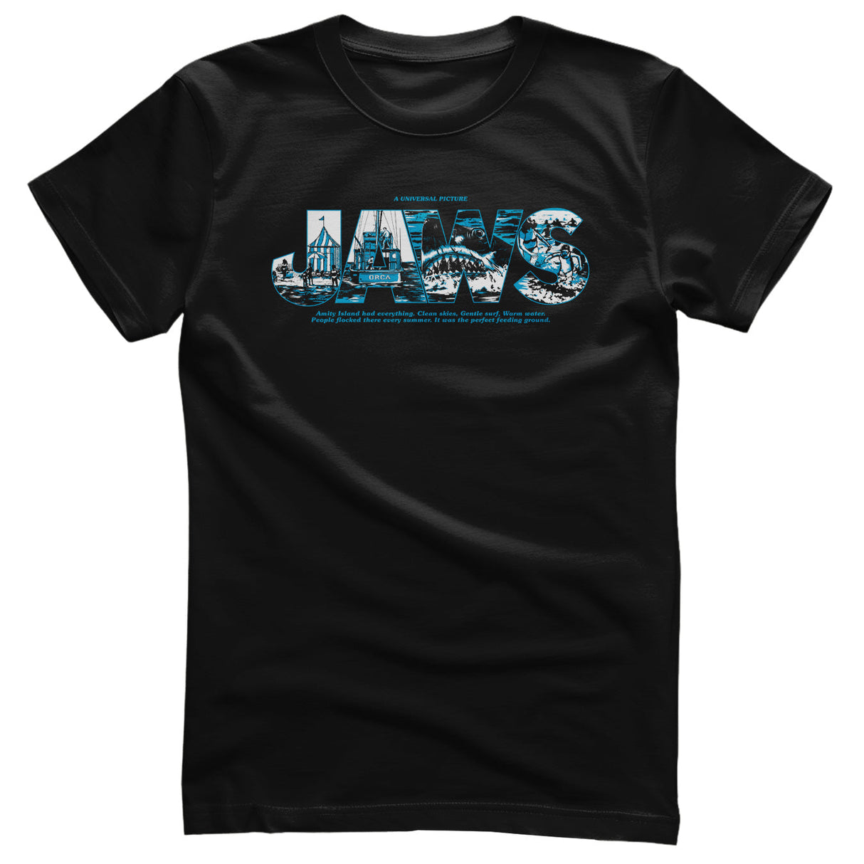 Jaws Logo Scenes T-Shirt