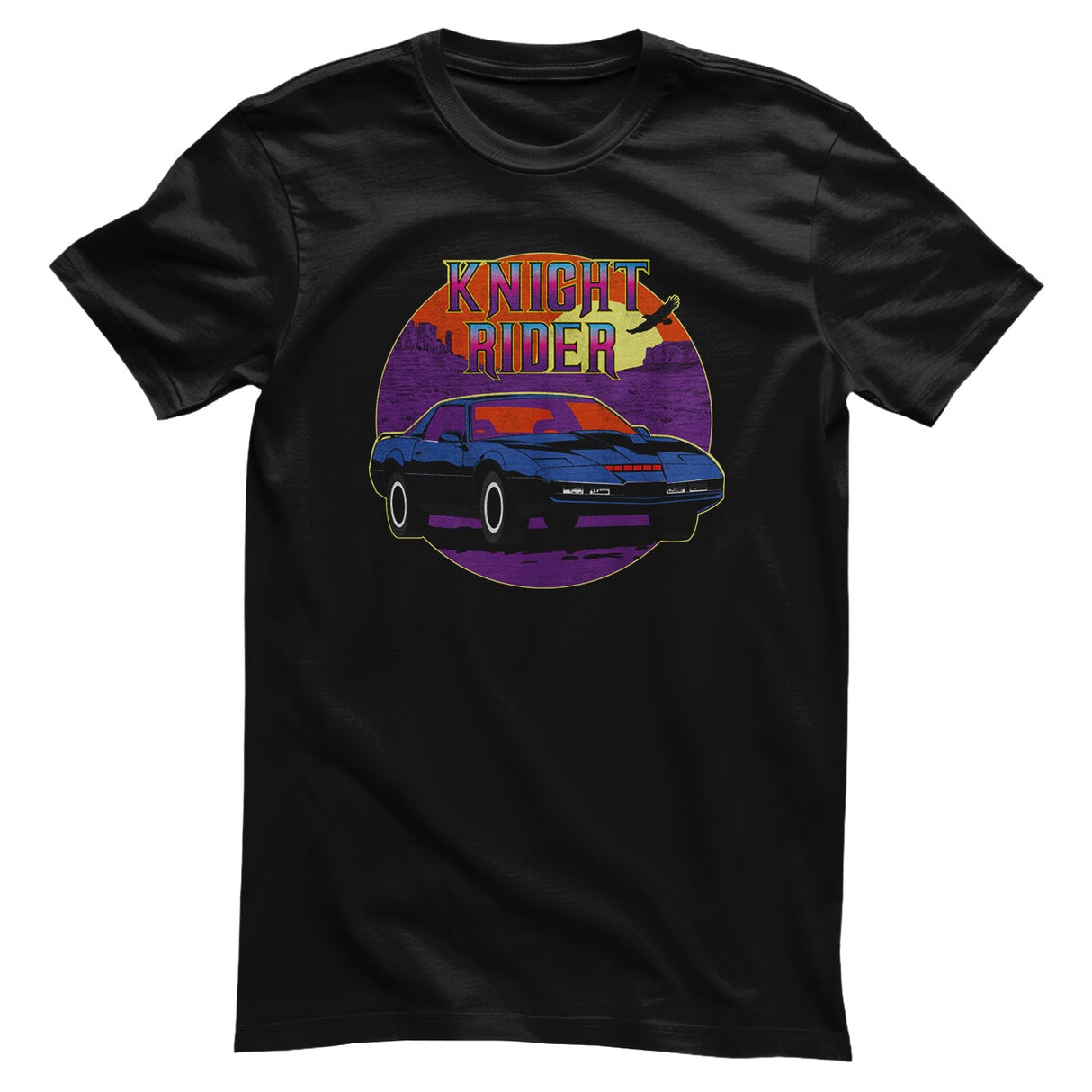Kight Rider Retro Sunset T-Shirt