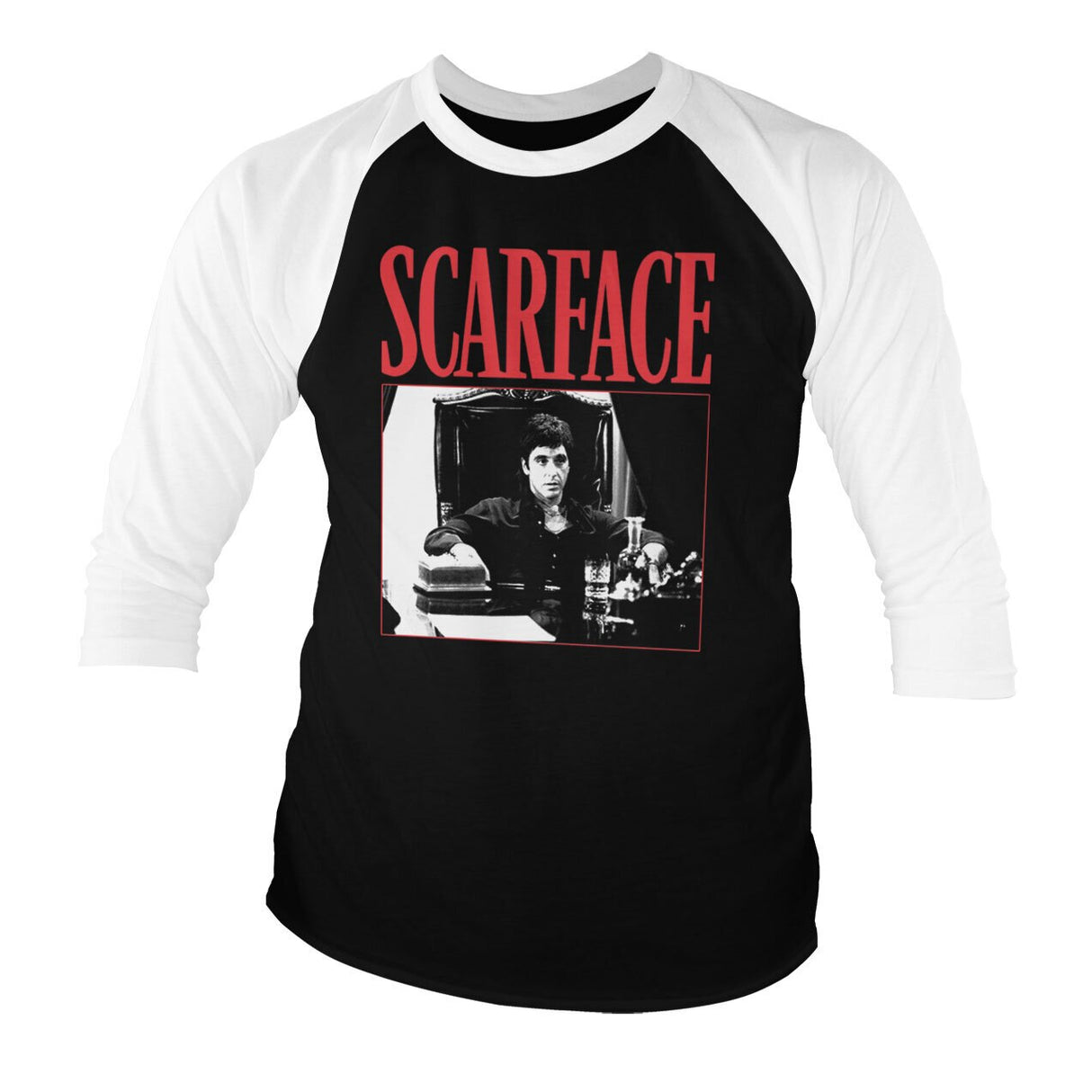 Tony Montana - The Power Baseball 3/4 Sleeve Tee