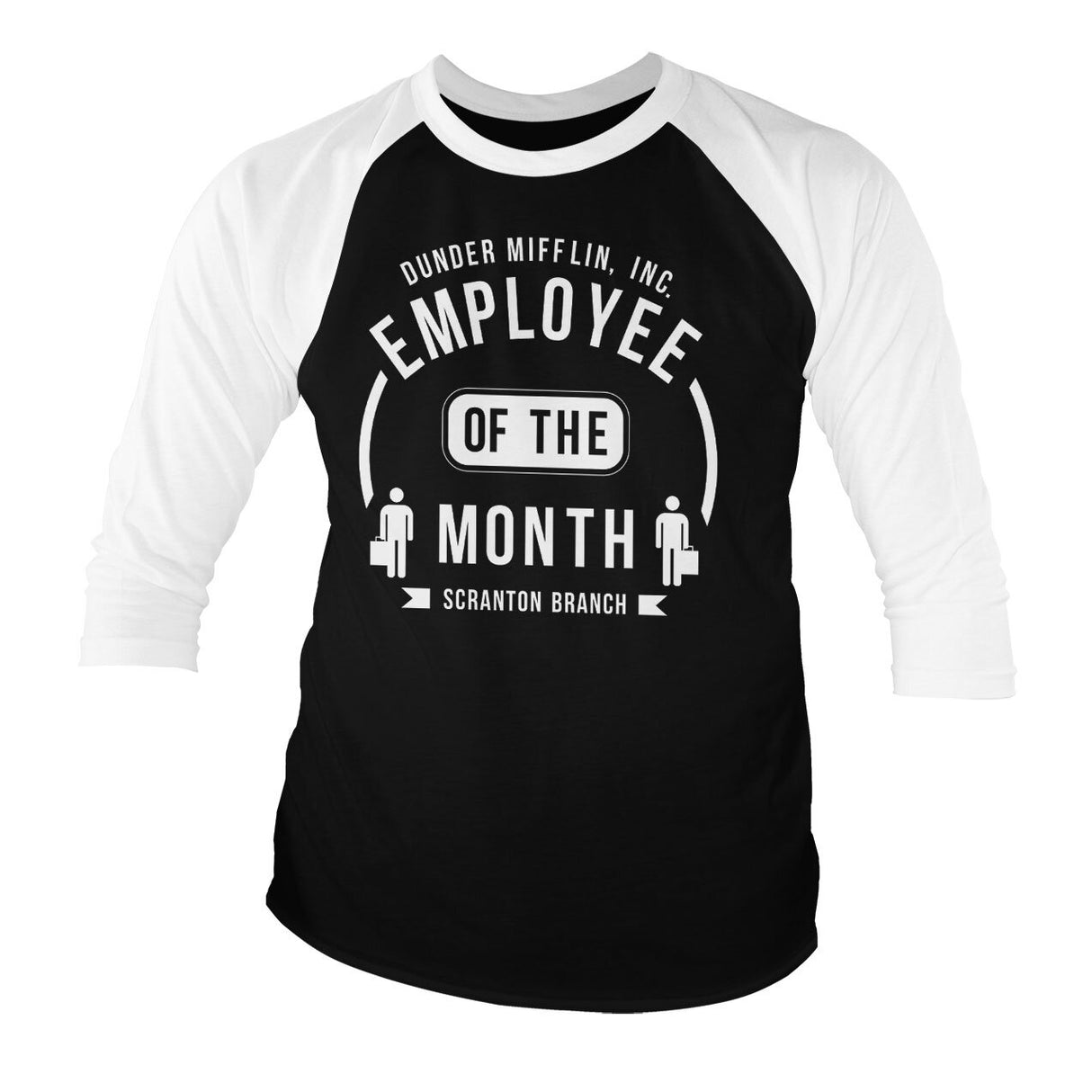 Dunder Mifflin Employee Of The Month Baseball 3/4 Sleeve Tee