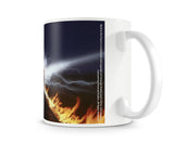 Delorean Fire Tracks Coffee Mug