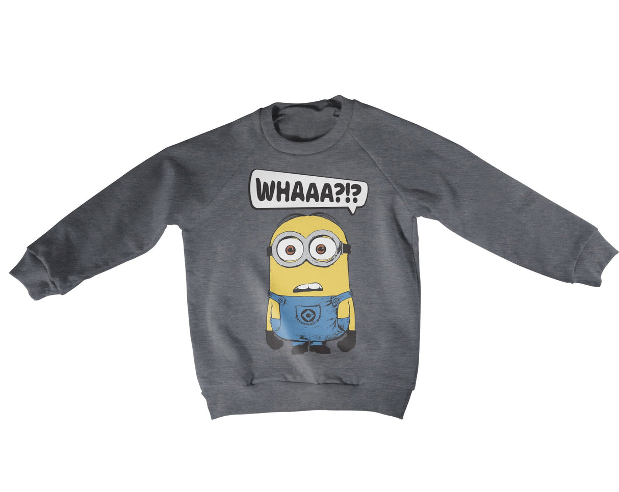 Minions - Whaaa?!? Kids Sweatshirt