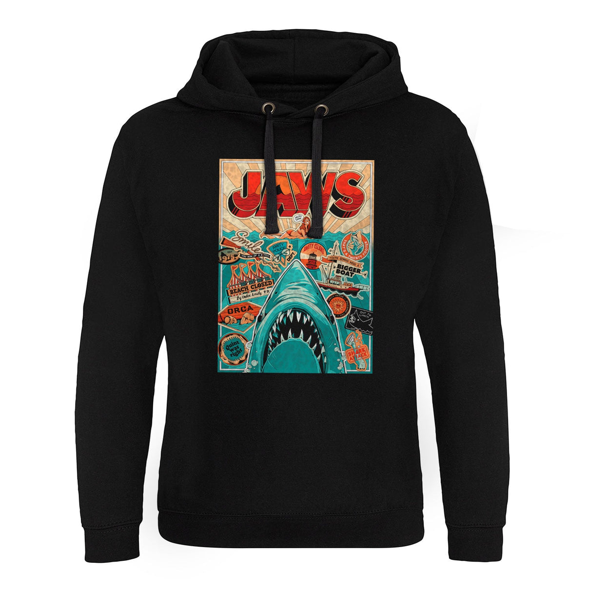 Jaws Water Poster Epic Hoodie