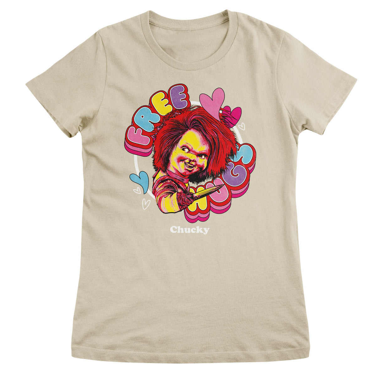Free Hugs by Chucky Girly Tee
