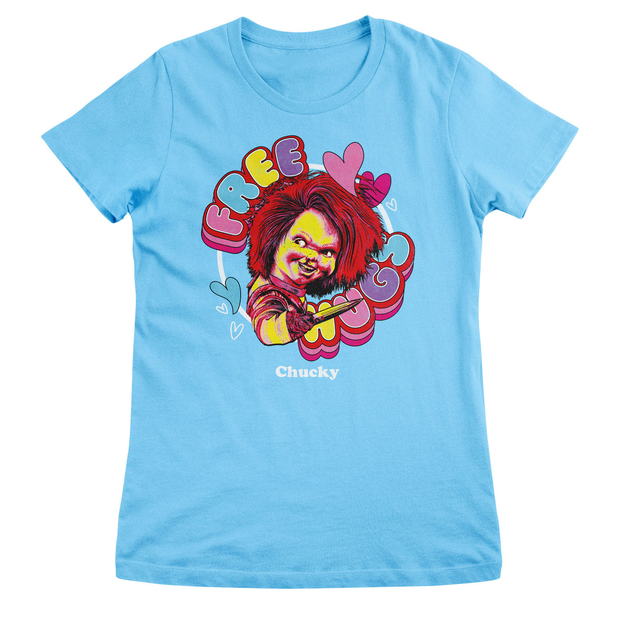 Free Hugs by Chucky Girly Tee