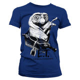 E.T. Biking Distressed Girly Tee