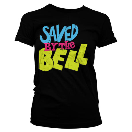 Saved By The Bell Distressed Logo Girly Tee