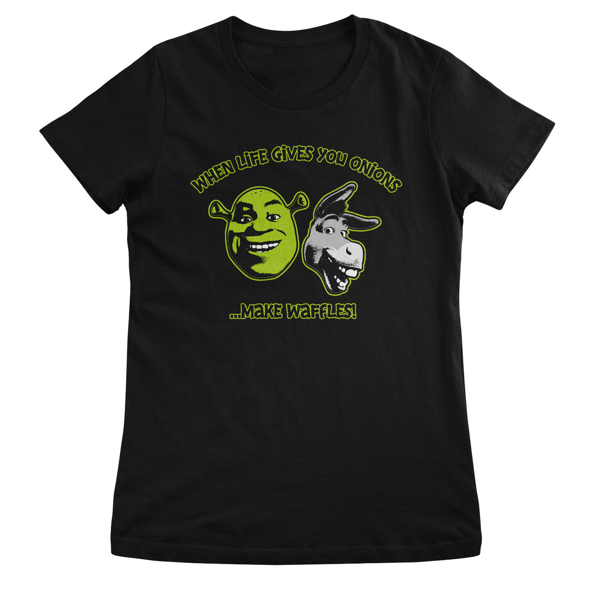 Make Waffles Girly Tee