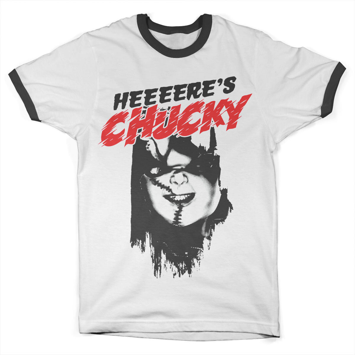 Heeere's Chucky Ringer Tee