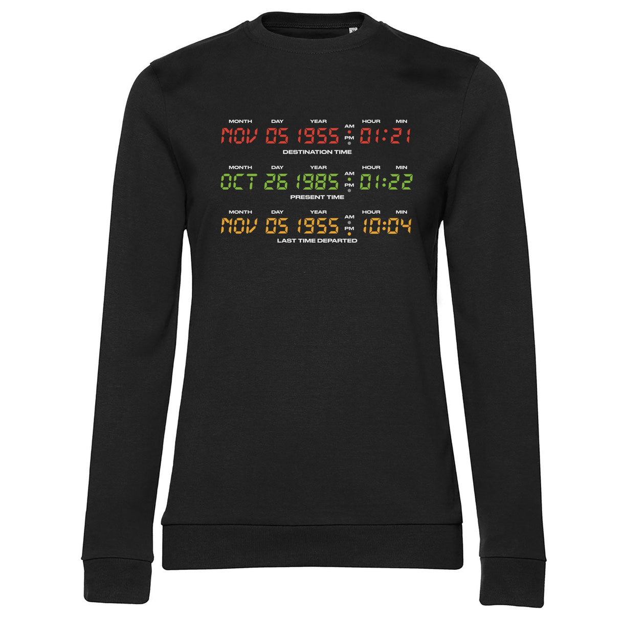 Delorean Display Girly Sweatshirt