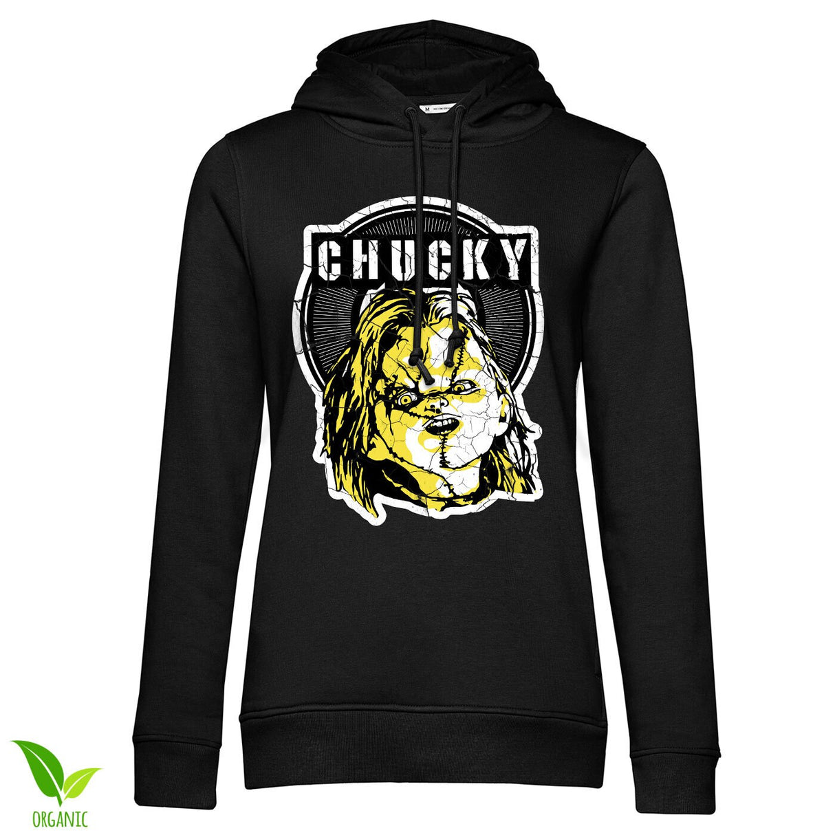 Cracked Chucky Girls Hoodie