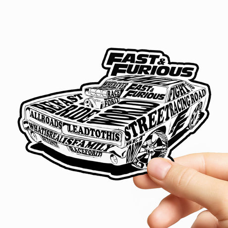 Fluid Of Speed T-Shirt Sticker