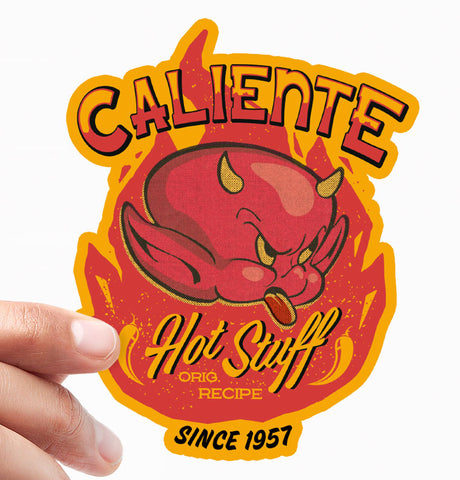 Hot Stuff Caliente Sticker